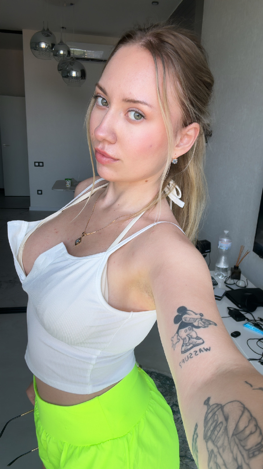 KateV in her underwear in Dortmund