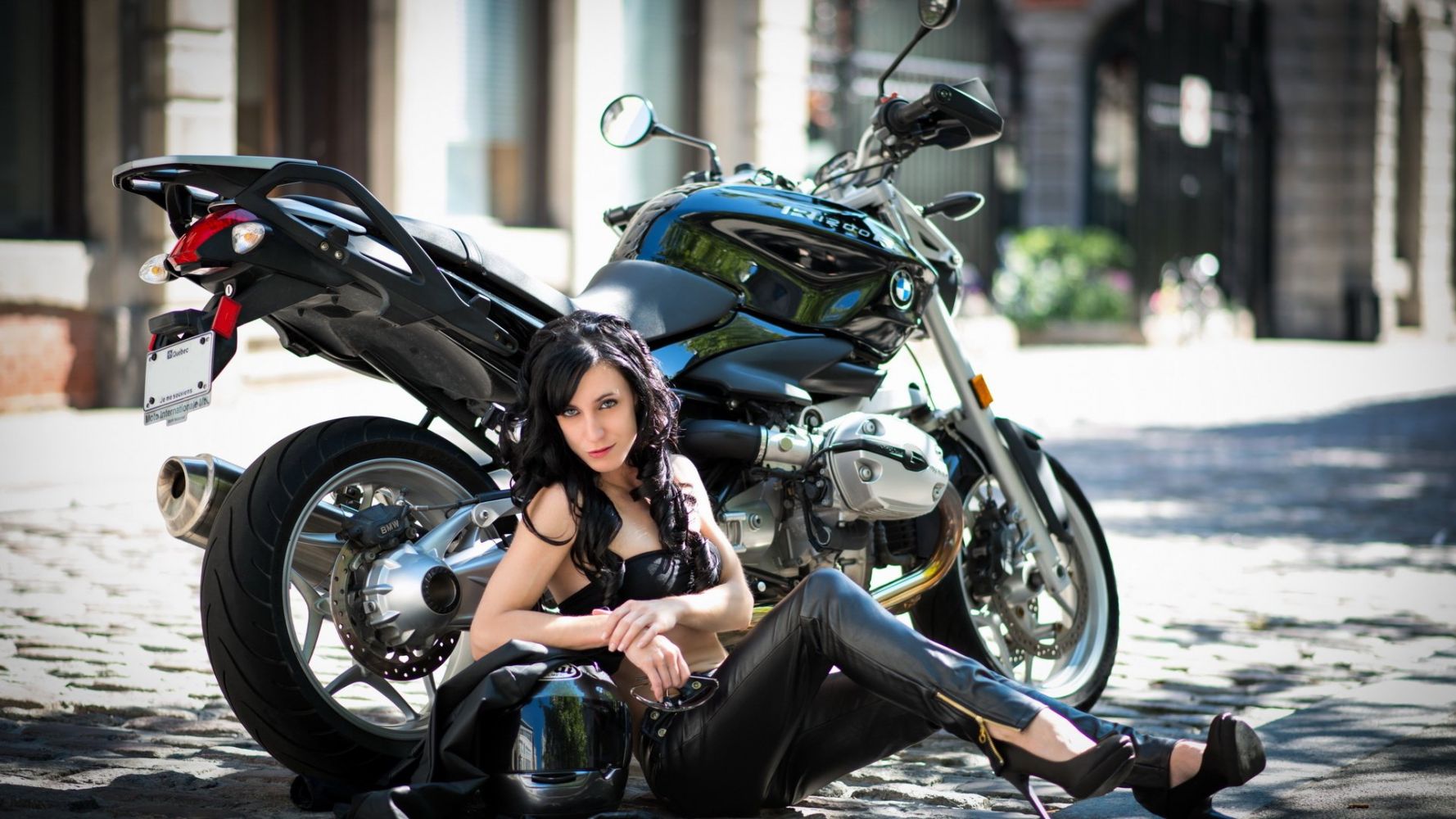 European women on bikes in Dortmund