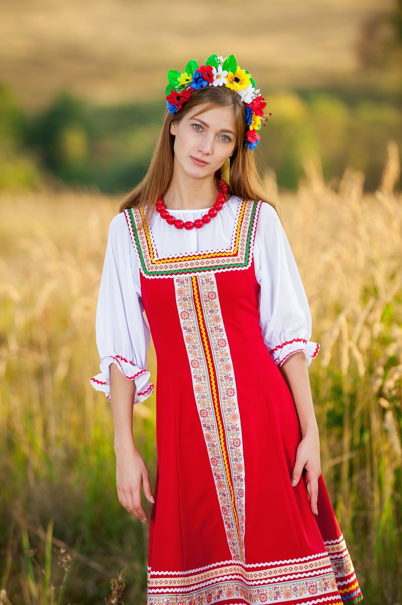 Women in Slavic costumes in Dortmund