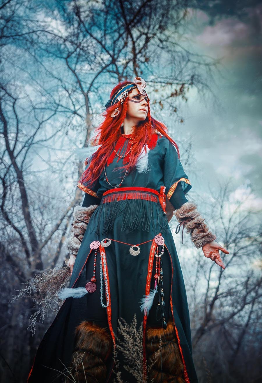 Girls in Slavic costumes underwear in Dortmund