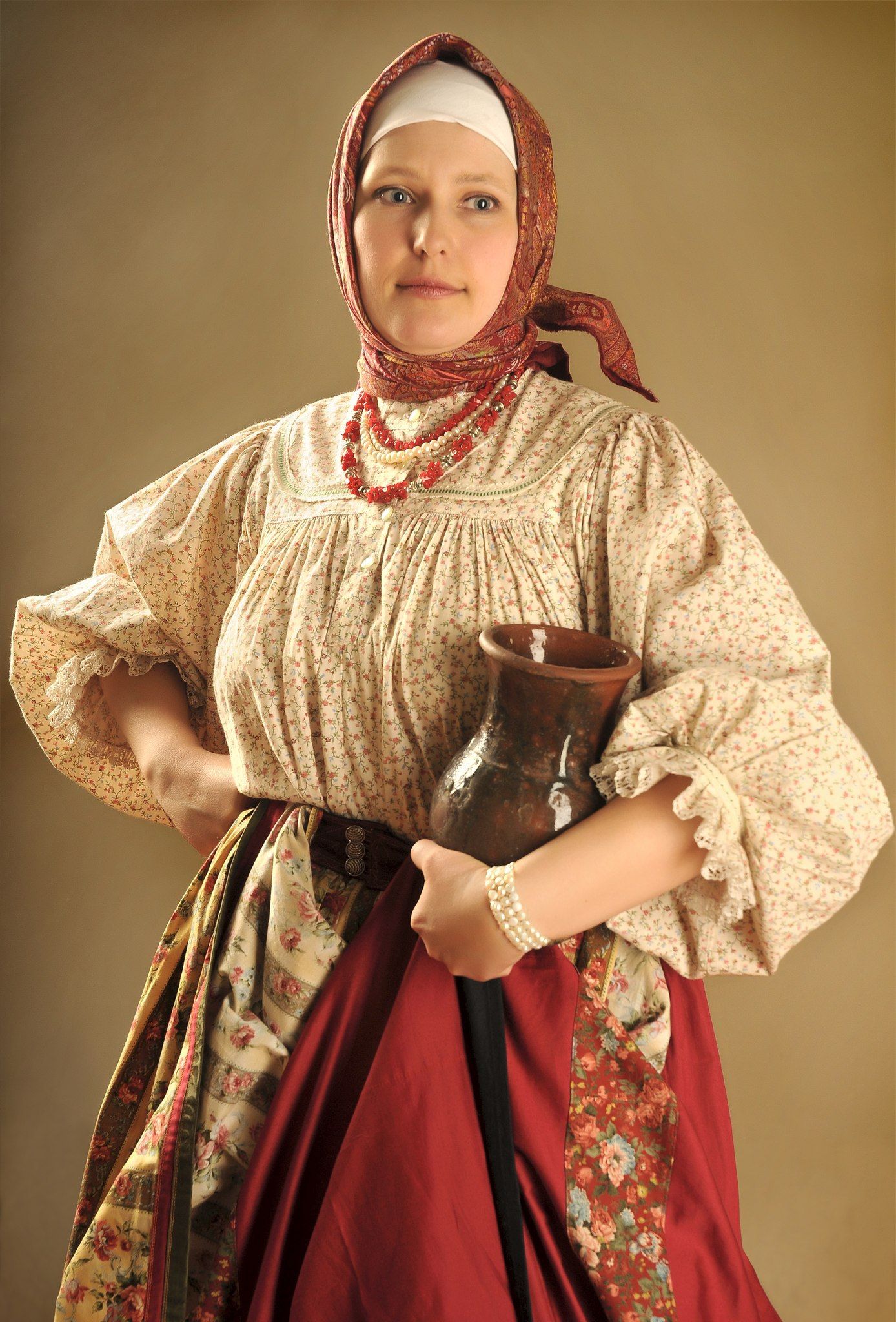 Girls in Slavic costumes in Dortmund