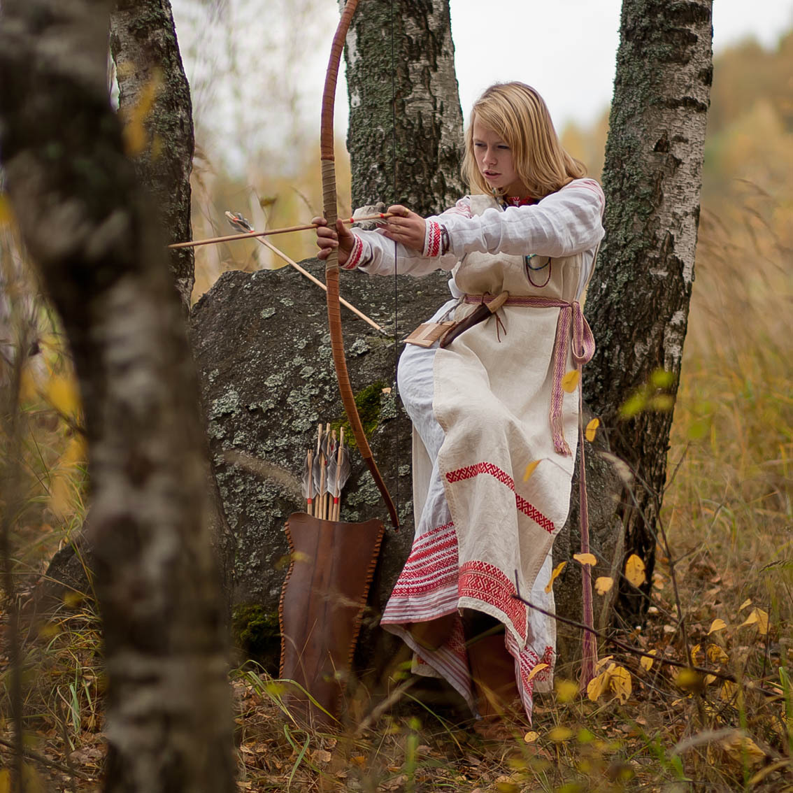 Sexy photo Girls in Slavic costumes in Dortmund